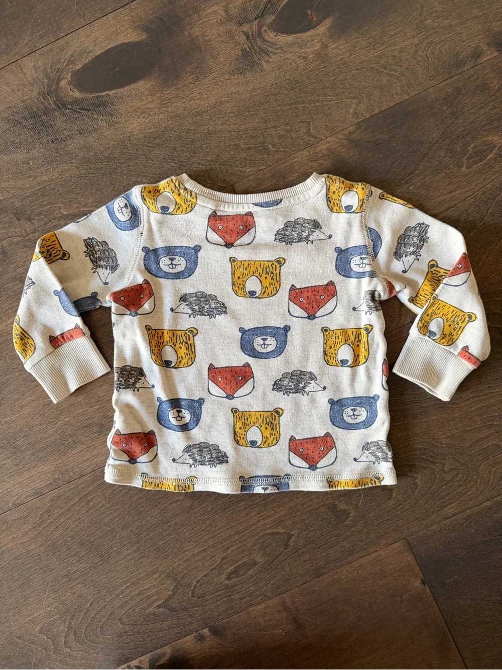 Animal Faces Pajama Set
